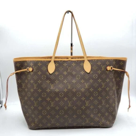 Louis Vuitton Neverfull GM Brown Monogram Canvas Shoulder Bag 890-070324 - Picture 2 of 15